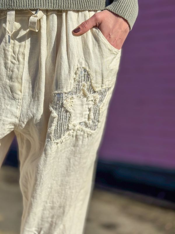Star Linen Pant