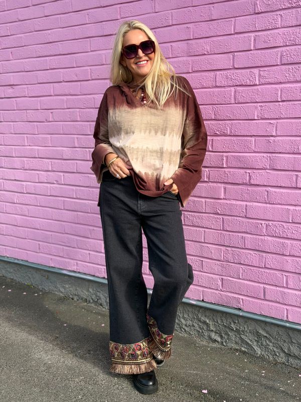 Boho Fringe Jeans
