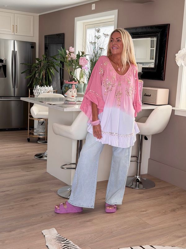 Bologna Pink Poncho Tarifa Soul