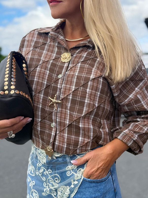 Check Bohemian Shirt