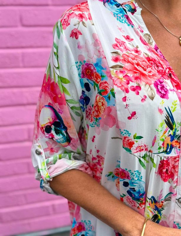 Skull Flower Dress