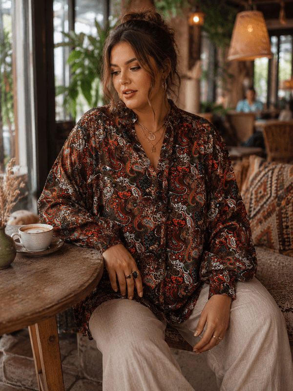 Bohemian Oversized Blouse