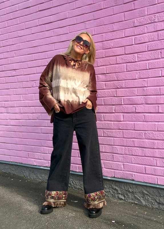 Boho Fringe Jeans