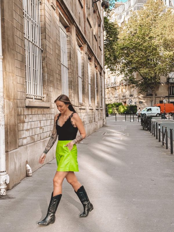 Leather Skirt Coster Copenhagen 