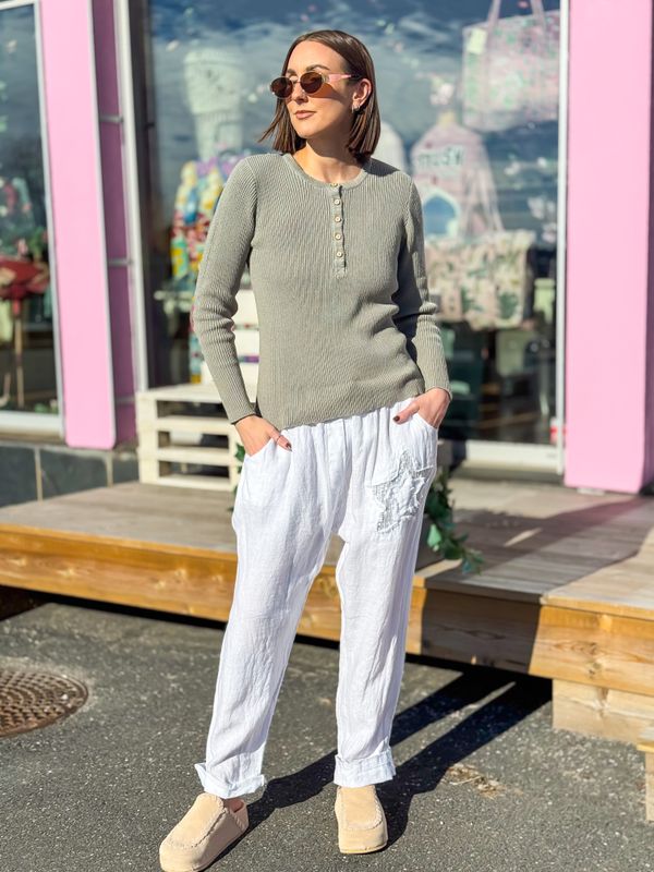 Star Linen Pant