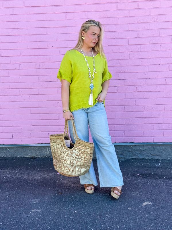 Raw Linen Top 