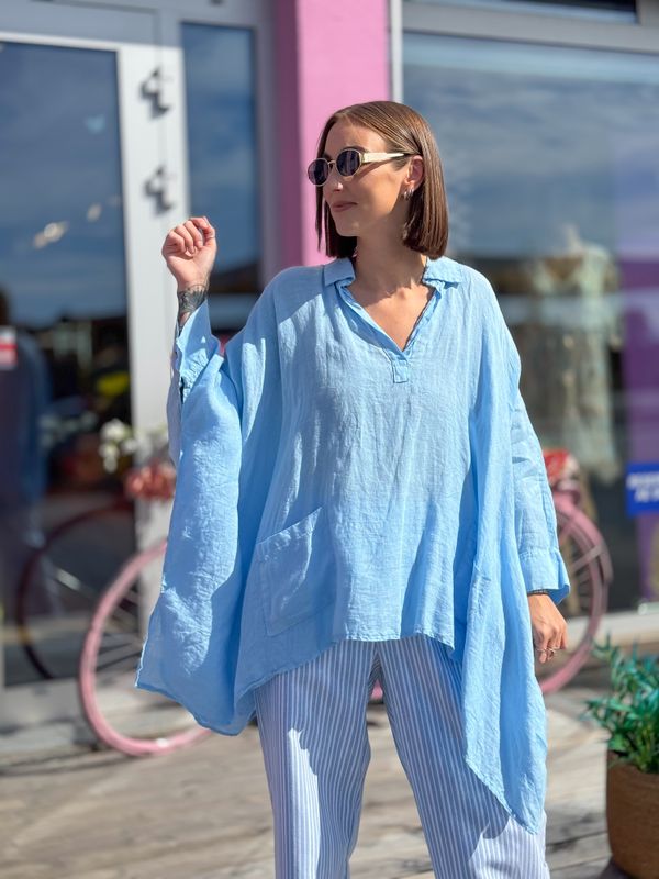 Lara Linen Blouse
