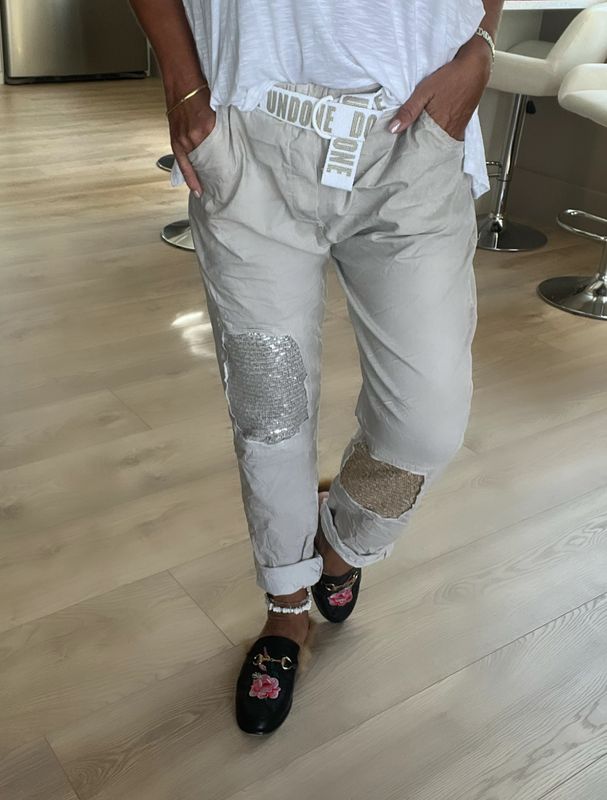 Summer Sequin Stretchy Pant XL