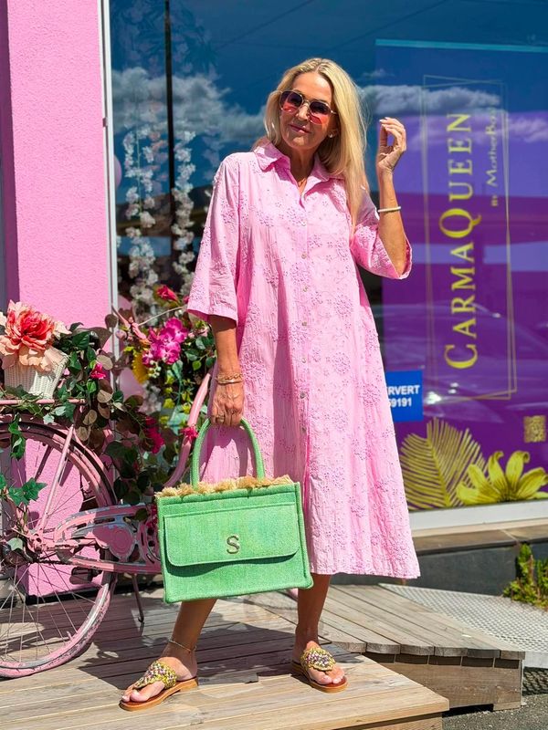Pink Flower Dress