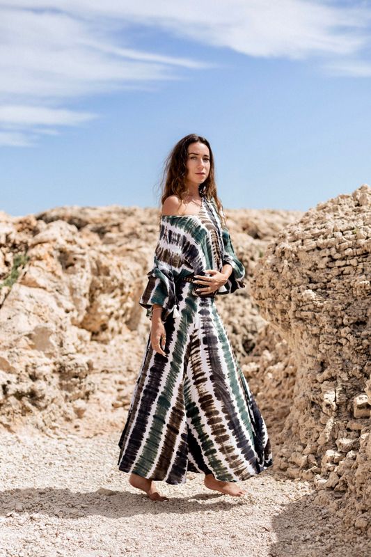 Inka Maxi Dress Coconut Milk