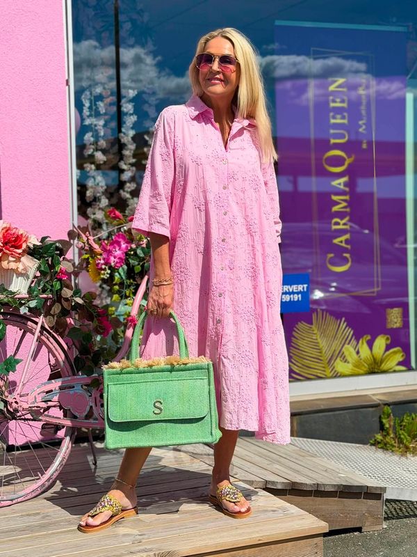 Pink Flower Dress