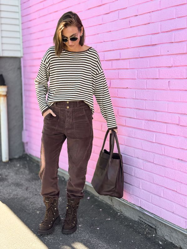 Anette Brown Cord Pant Sister Soul