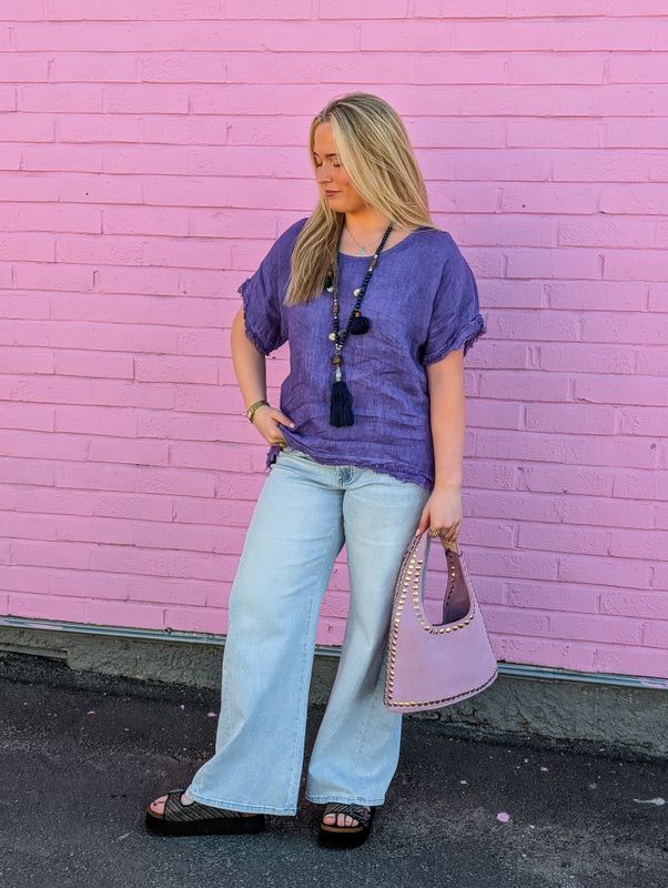 Raw Linen Top 