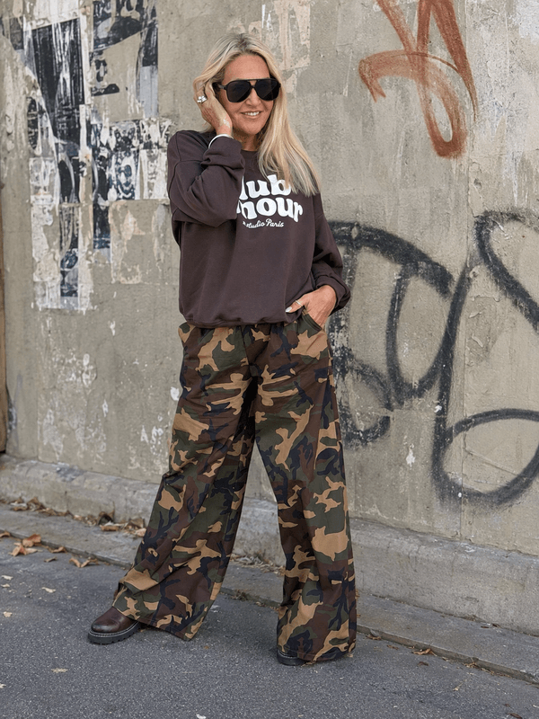Camo Wide Pant Qnuz