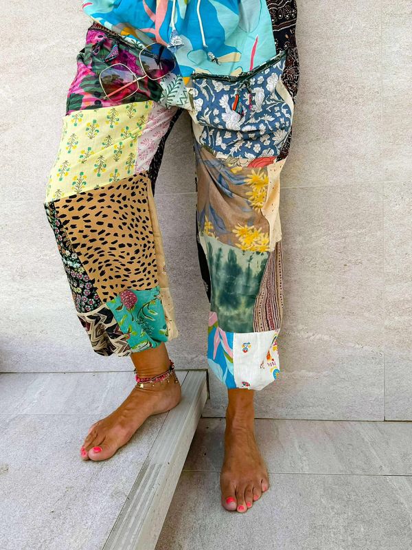 Boho Comfy Patch Pant