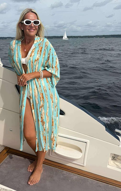 Batik Beach Kimono