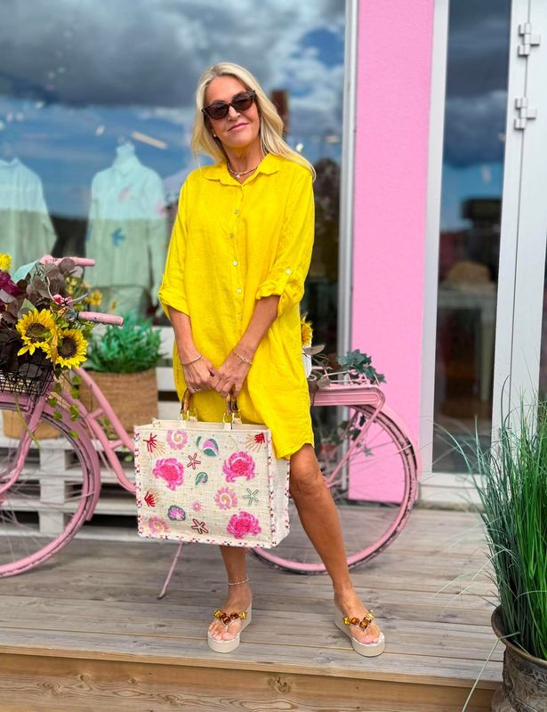 Alia Linen Dress