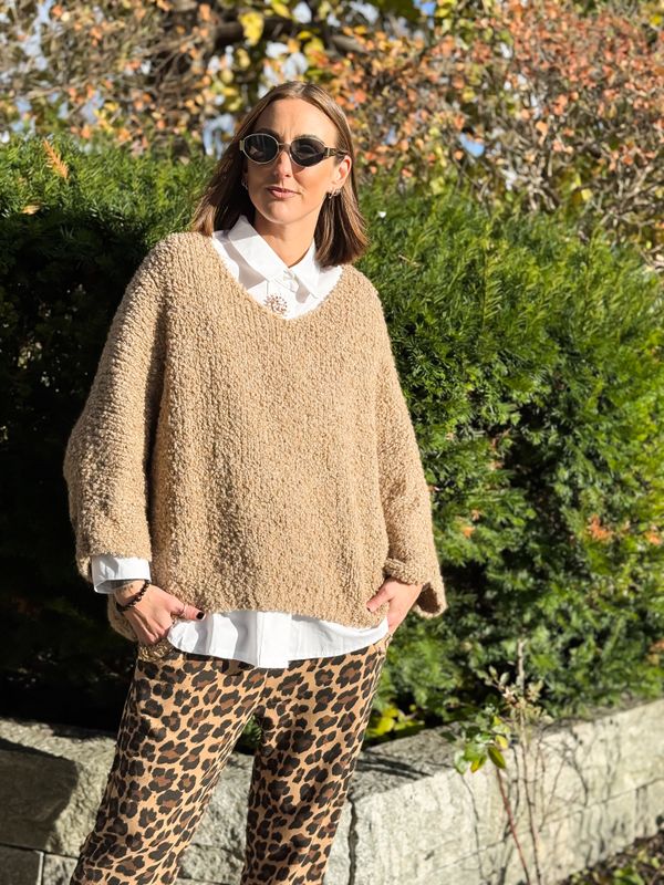 Star Bouclé Sweater