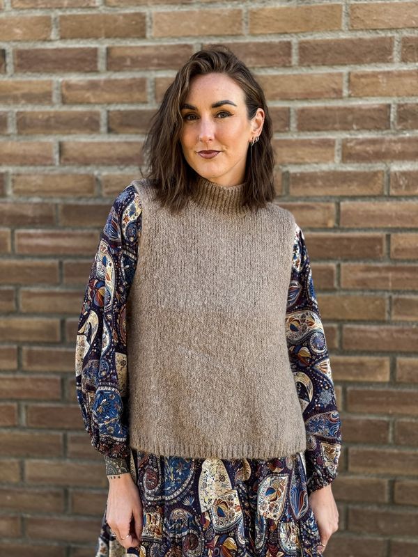 Alpaca Knit Vest