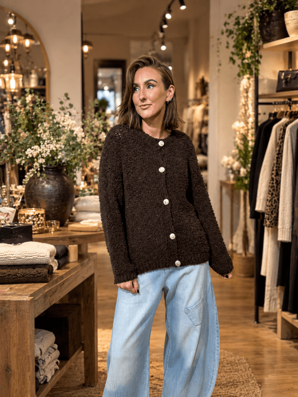 Bessy Bouclé Cardigan