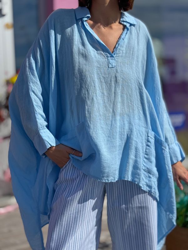 Lara Linen Blouse