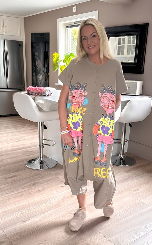 Cartoon Jumpsuit