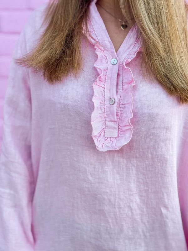 Naomi Linen Dress Love Forever