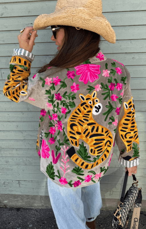 Leo Suzani Taupe Jacket Love Forever