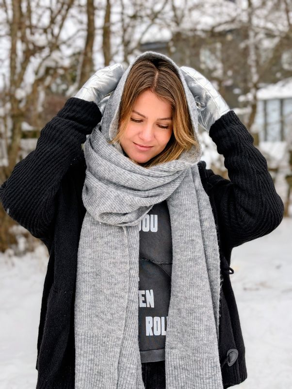 Holly Knit Scarf XL Mother Boah