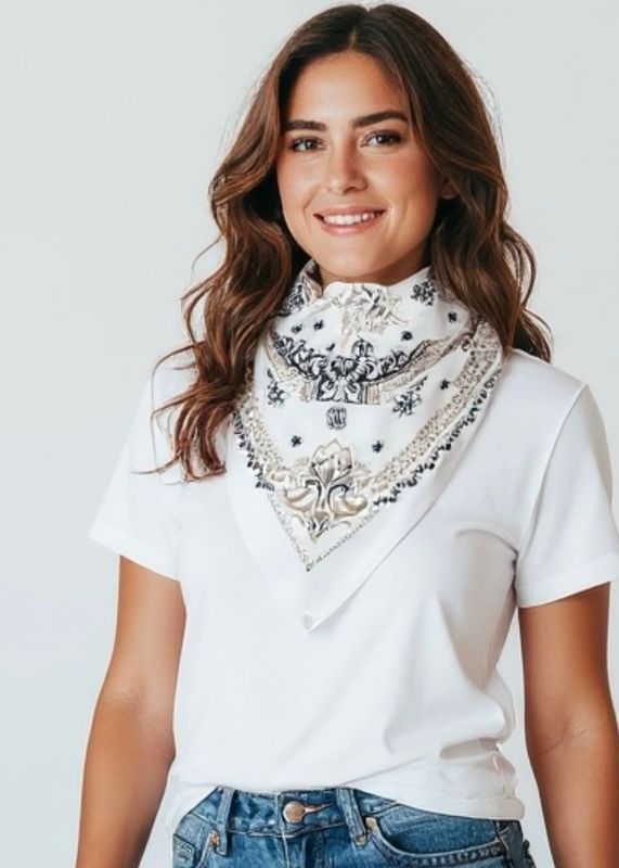 Spring Paisley Scarf Qnuz