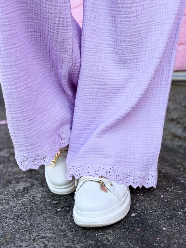 Lavender Cotton Pant