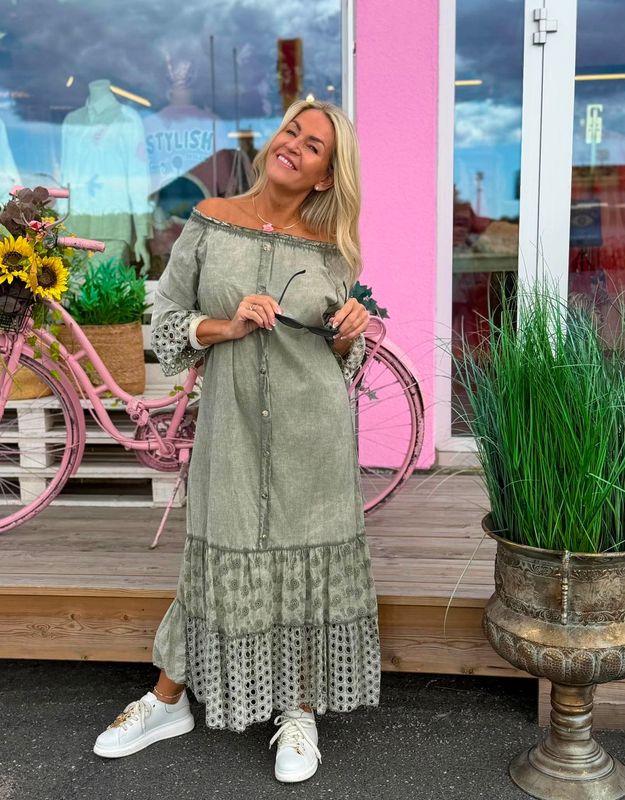 April Stone Washed Dress