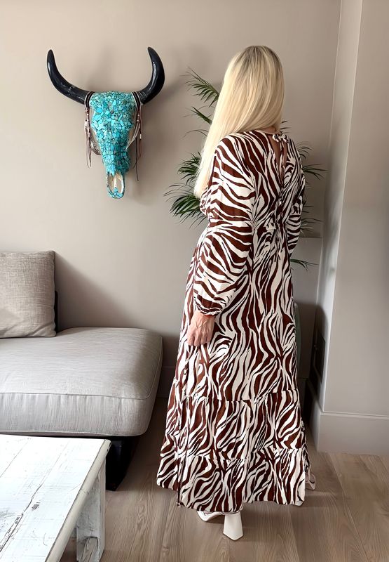 Zebra Butterfly Dress