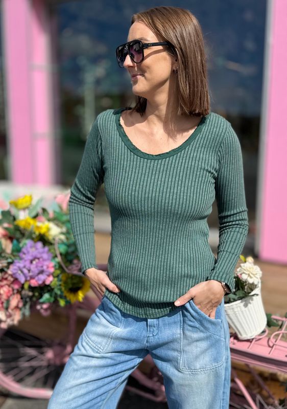 Rib Basic Sweater