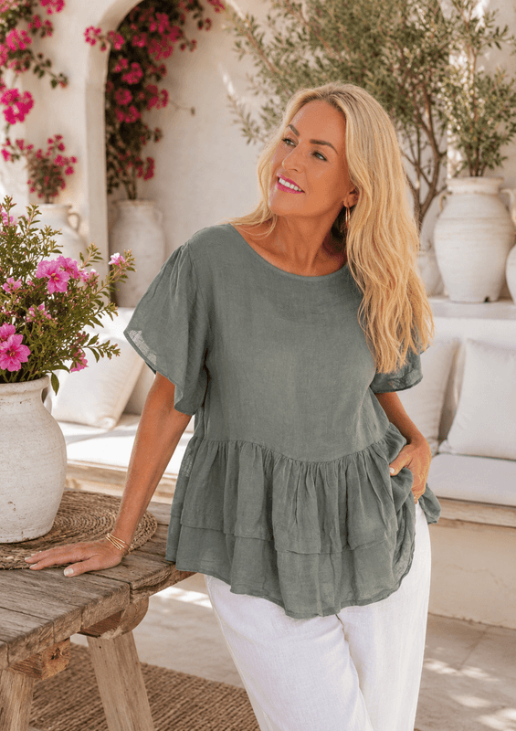 Lily Linen Top