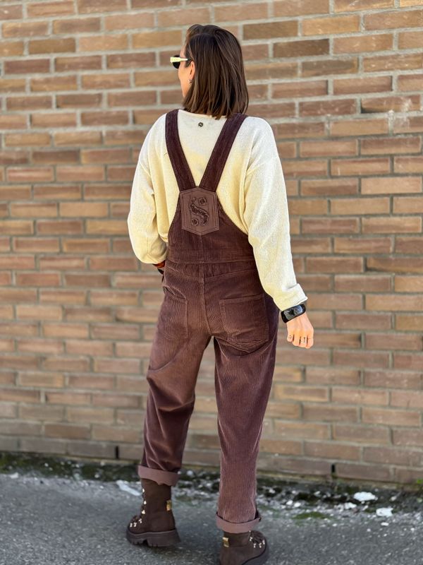 Astrid Brown Cord Overall Sister Soul