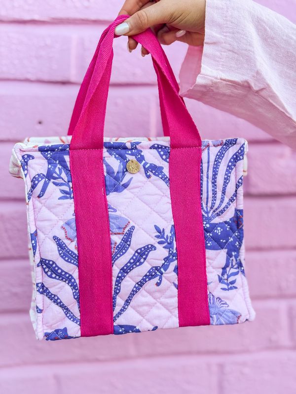 Blue Panther Handbag Place Du Soleil