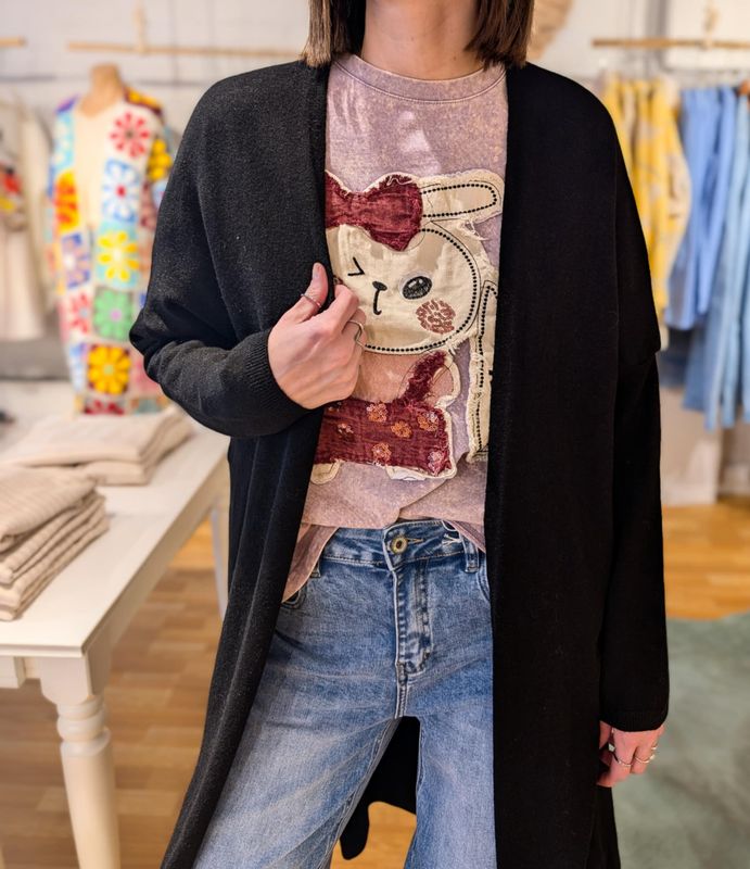 Long Viscose Cardigan
