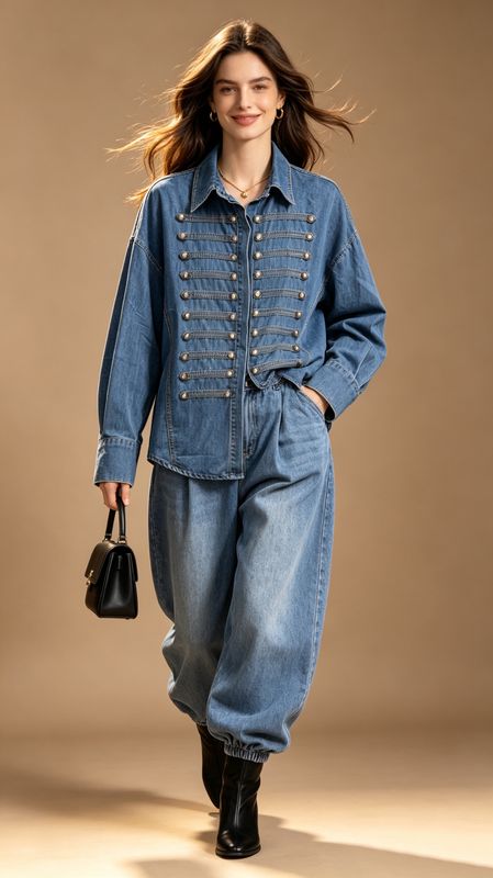 Denim Button Shirt