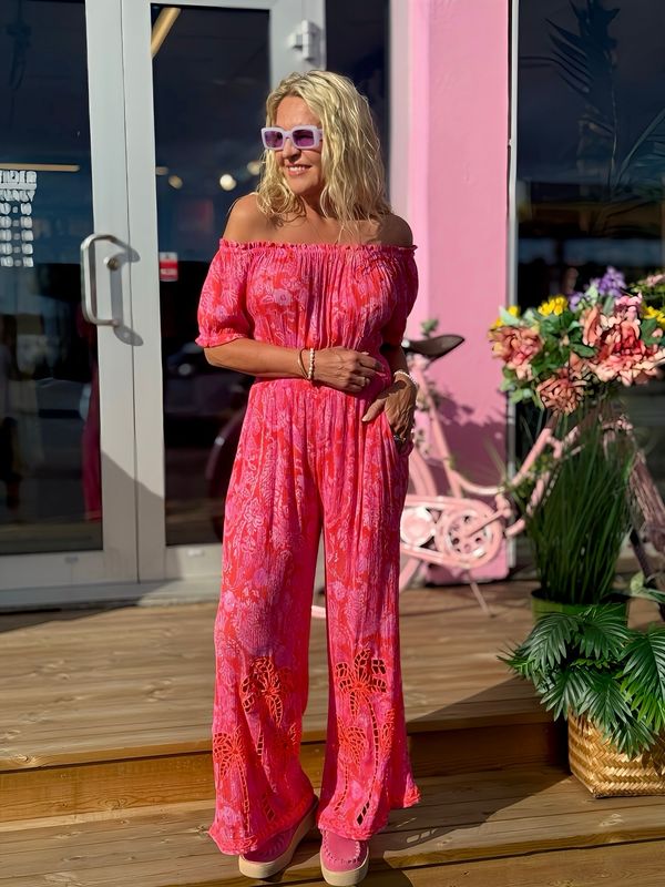 Sahara Jumpsuit Rose Piti Cuiti