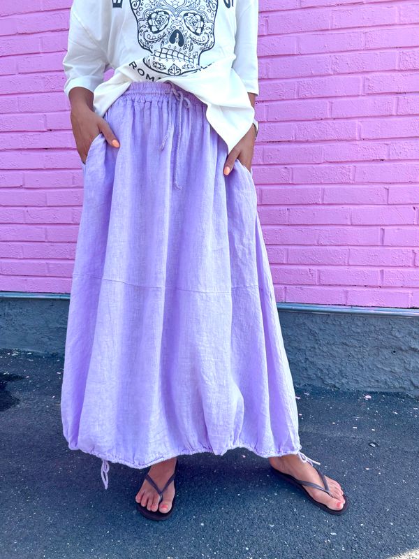 Riggy Linen Skirt