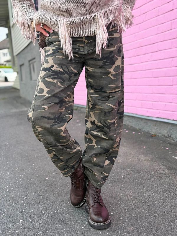 Camo Barrel Pant Qnuz