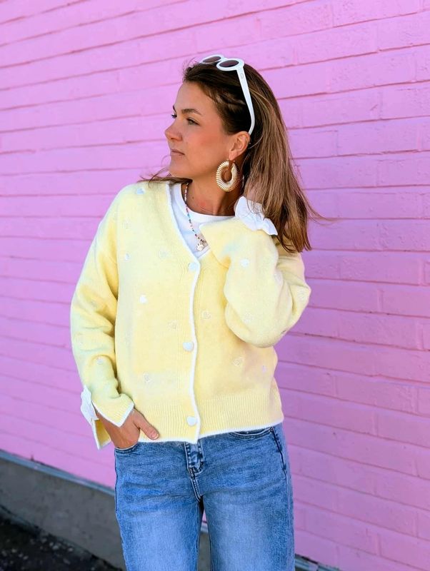 Heart Bow Cardigan