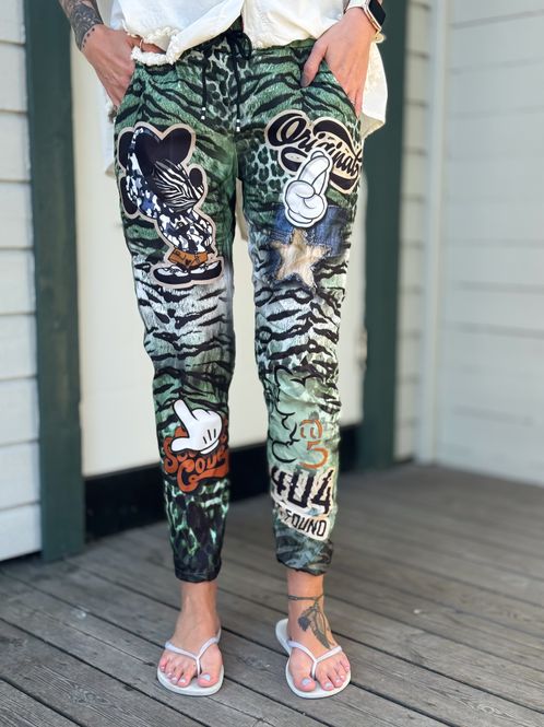 Hovedbilde Mickey Zebra Stretchy Pant