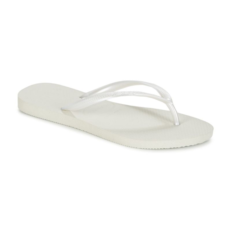 Slim White Havaianas