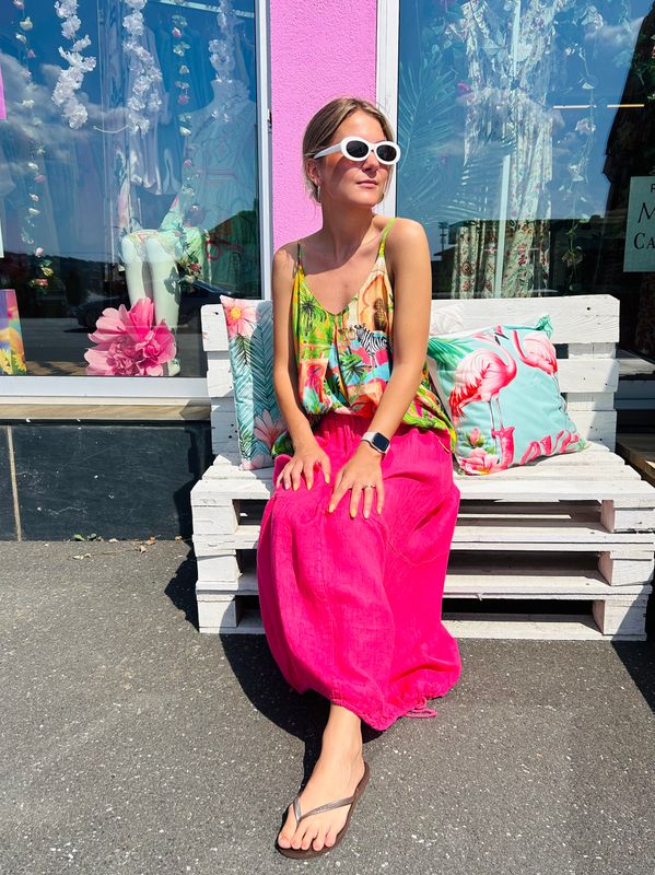 Riggy Linen Skirt