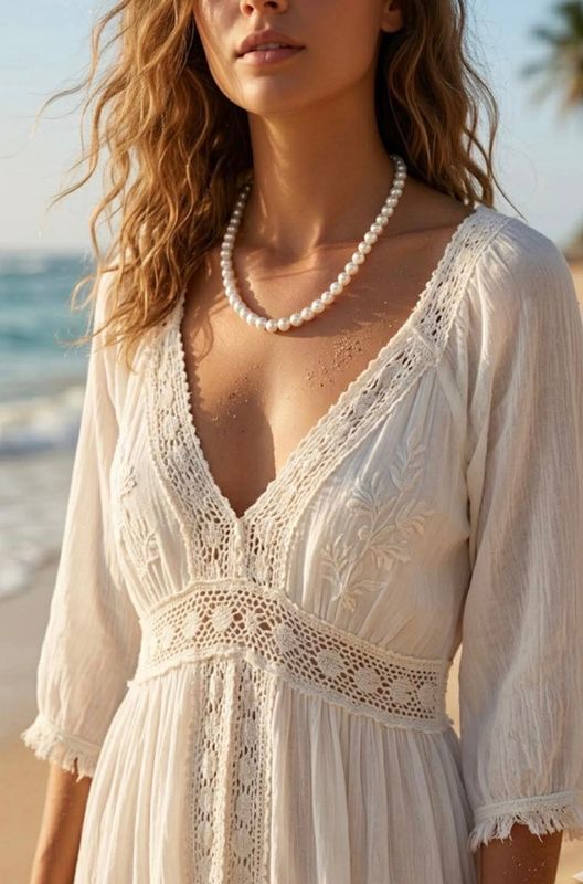 Lili Pearl Necklace Qnuz