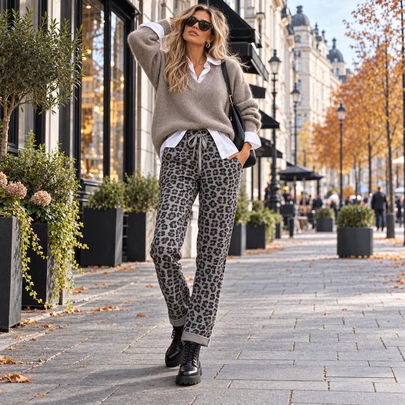 Leopard Stretchy Pant