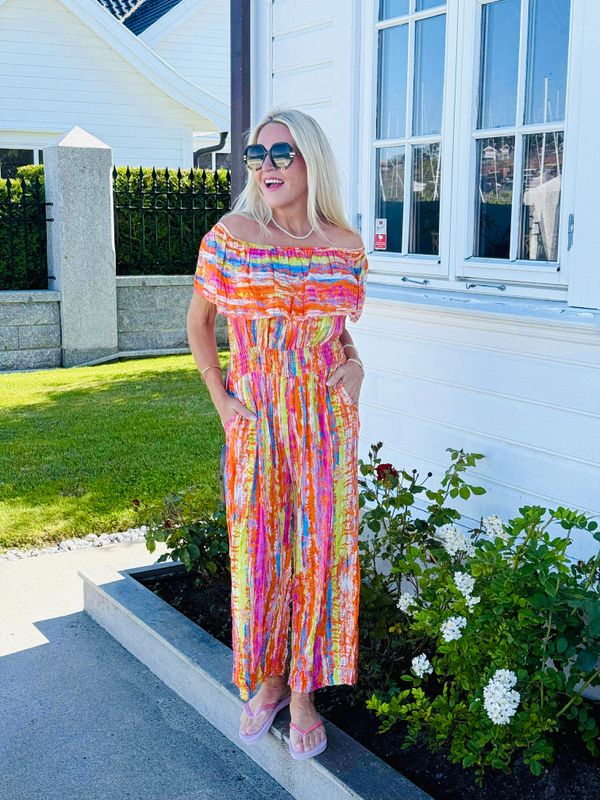 Fresh Print Jumpsuit