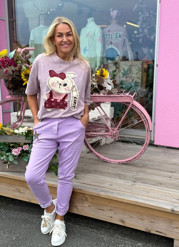 Lilac Star Stretchy Pant